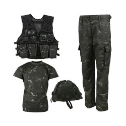 Kids Army Combo Set - MTP Black