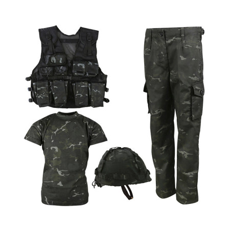 Kids Army Combo Set - MTP Black