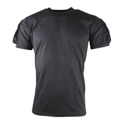 Tactical T-Shirt with Velcro for patches - Black