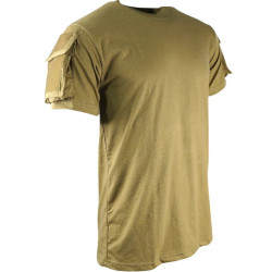 Tactical T-Shirts with Velcro for patches - Sand