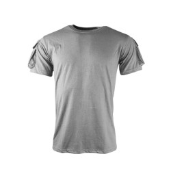 Tactical T-Shirt with Velcro for patches - Gunmetal Grey