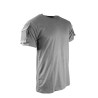 Tactical T-Shirt with Velcro for patches - Gunmetal Grey