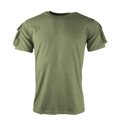 Tactical T-Shirt with Velcro for patches - Olive Green