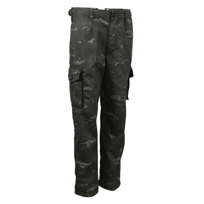 Kids Combat Trousers BTP Black