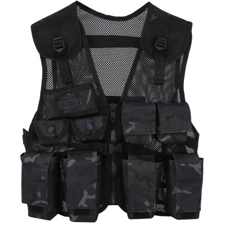 Kids Assault Vest MTP Black