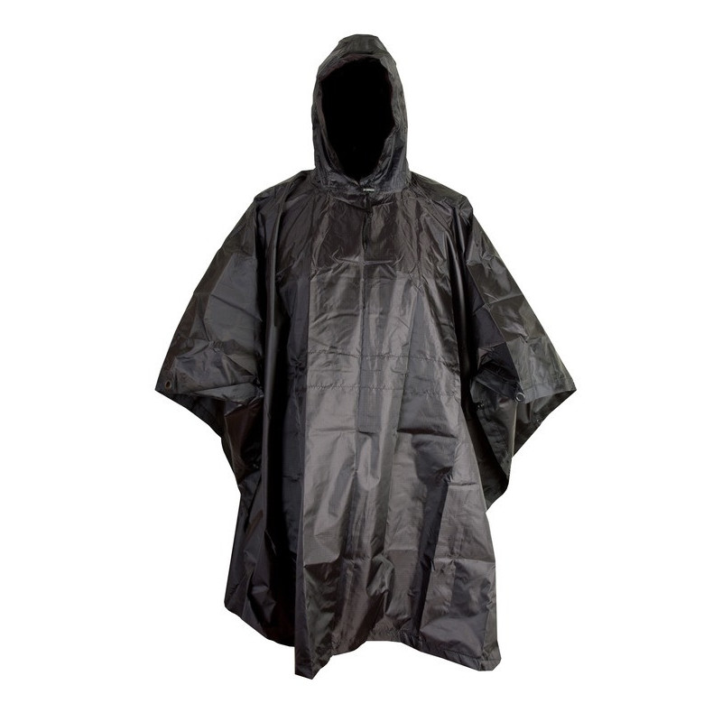 U.S. style Poncho Black