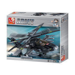 Apache Attack Helicopter Brick Toy