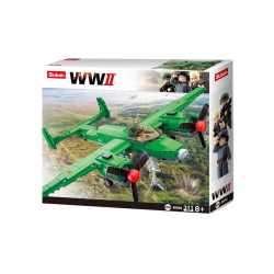 WWII Allied Bomber Brick Toy