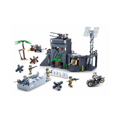 Bunker Battle Scene Brick Set