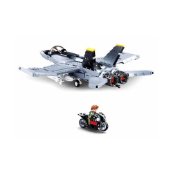 F18 Fighter Aircraft Brick Set