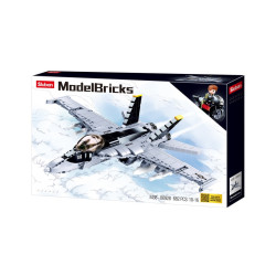 F18 Fighter Aircraft Brick Set